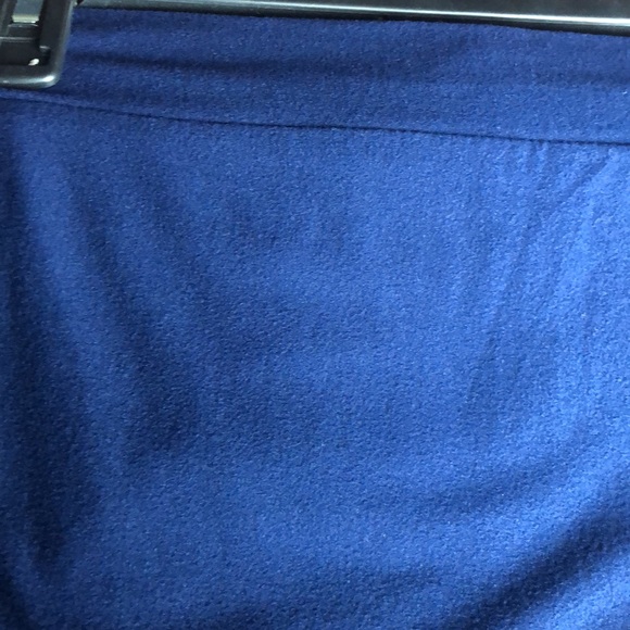 Two Piece Navy Blue Turtle Neck/Crop Top and Long Skirt Set Size Large - Picture 3 of 3